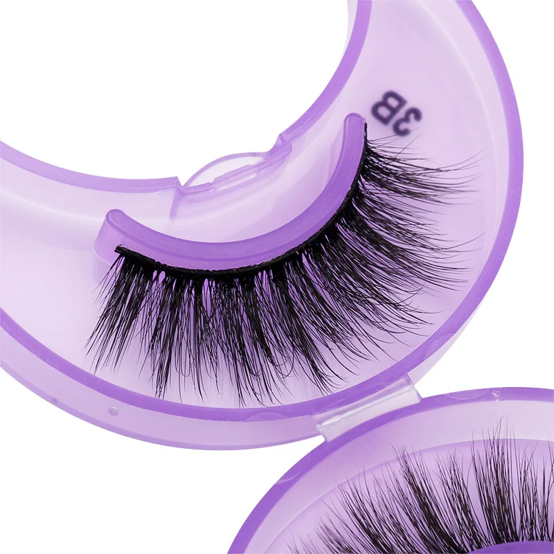 

1 пара 3D многоразовые самоклеящиеся накладные ресницы норковые толстые Многослойные ресницы черные пушистые драматические ресницы