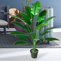 82cm32 in artificial leaf plants large artificial banana tree fake tree leaves bonsai flower garden home living room decoration
