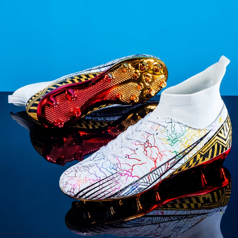 

Men Soccer Shoes Football Boots boy's cleats football for Kids Futsal Shoes Youth Sports Football Shoes