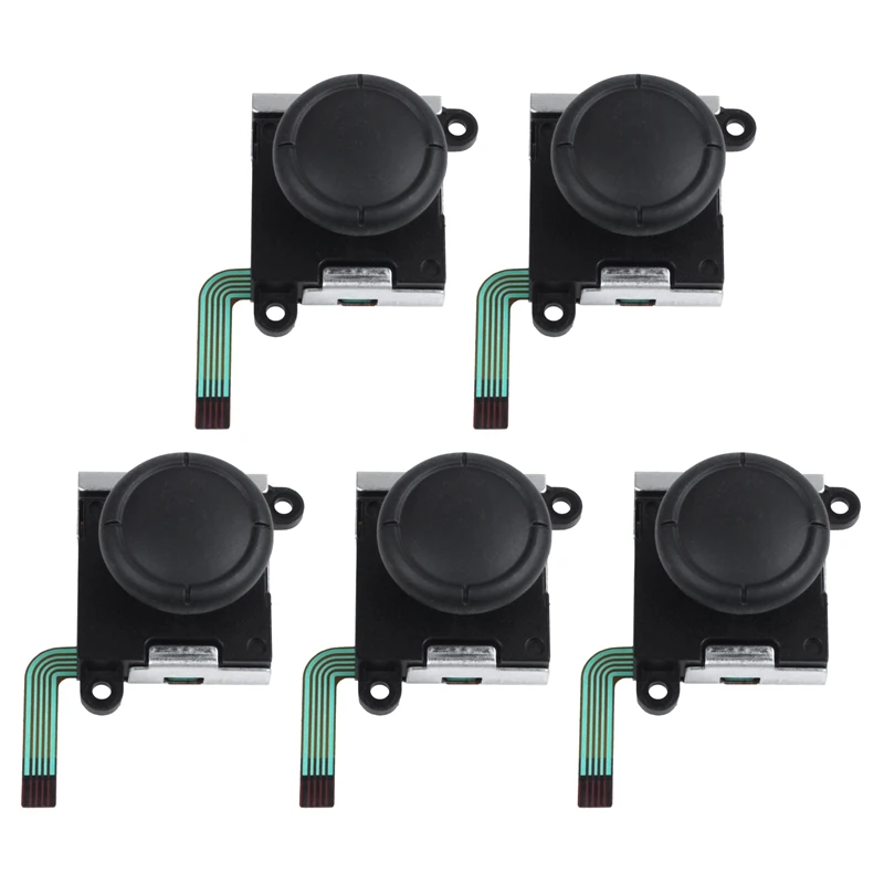 

5X 3D Analog Joystick Thumb Sticks Sensor Replacements For Nintendo Switch Joy Con Controller