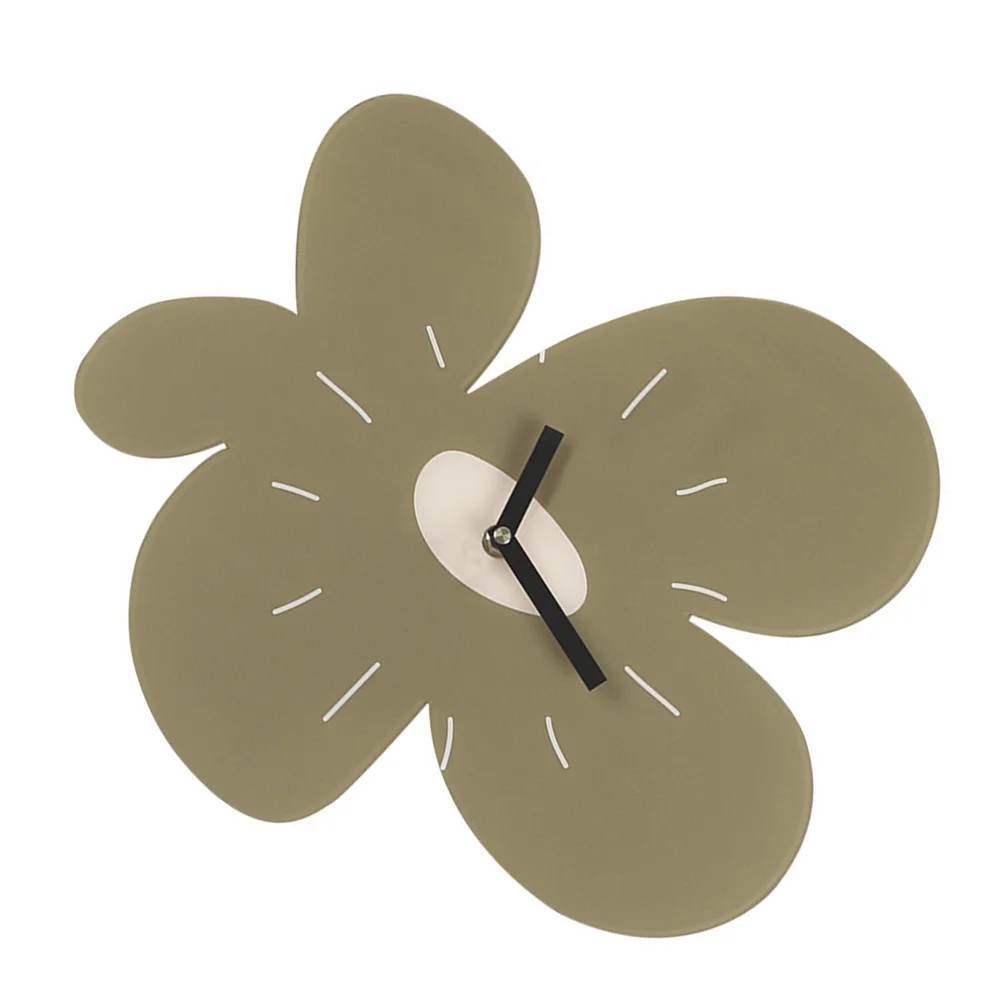 

Clock Wall Decorative Hanging Mute Silent Floral Non Ticking Framelessoperated
