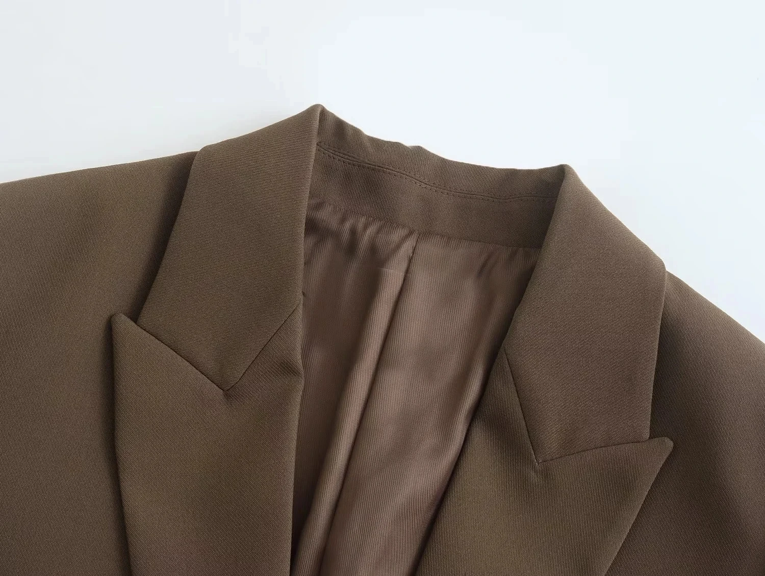 Maxdutti French Style Office Lady Fashion Vintage Jacket Simple Casual Blazers Women