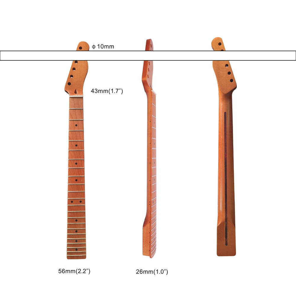 Жареная Кленовая ГИТАРА TL сатиновая отделка канадский клен 22 лада запчасти для