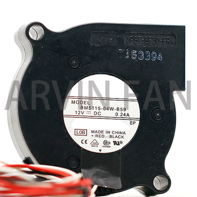 BM5115-04W-B59 5015 12V 0.24A 5 см проекторное турбинное охлаждение Fa