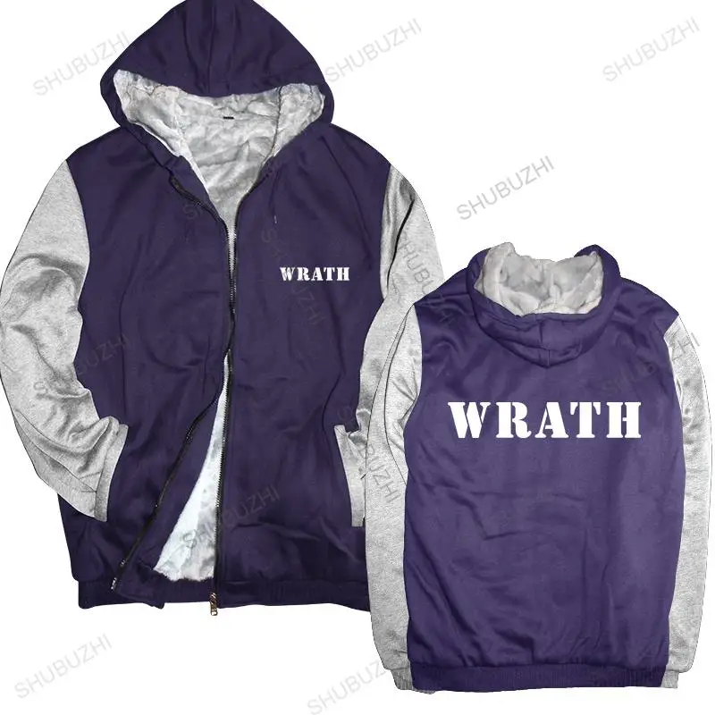 

new arrived men hoodies winter WRATH Natural Selection brand hoodie warm jacket