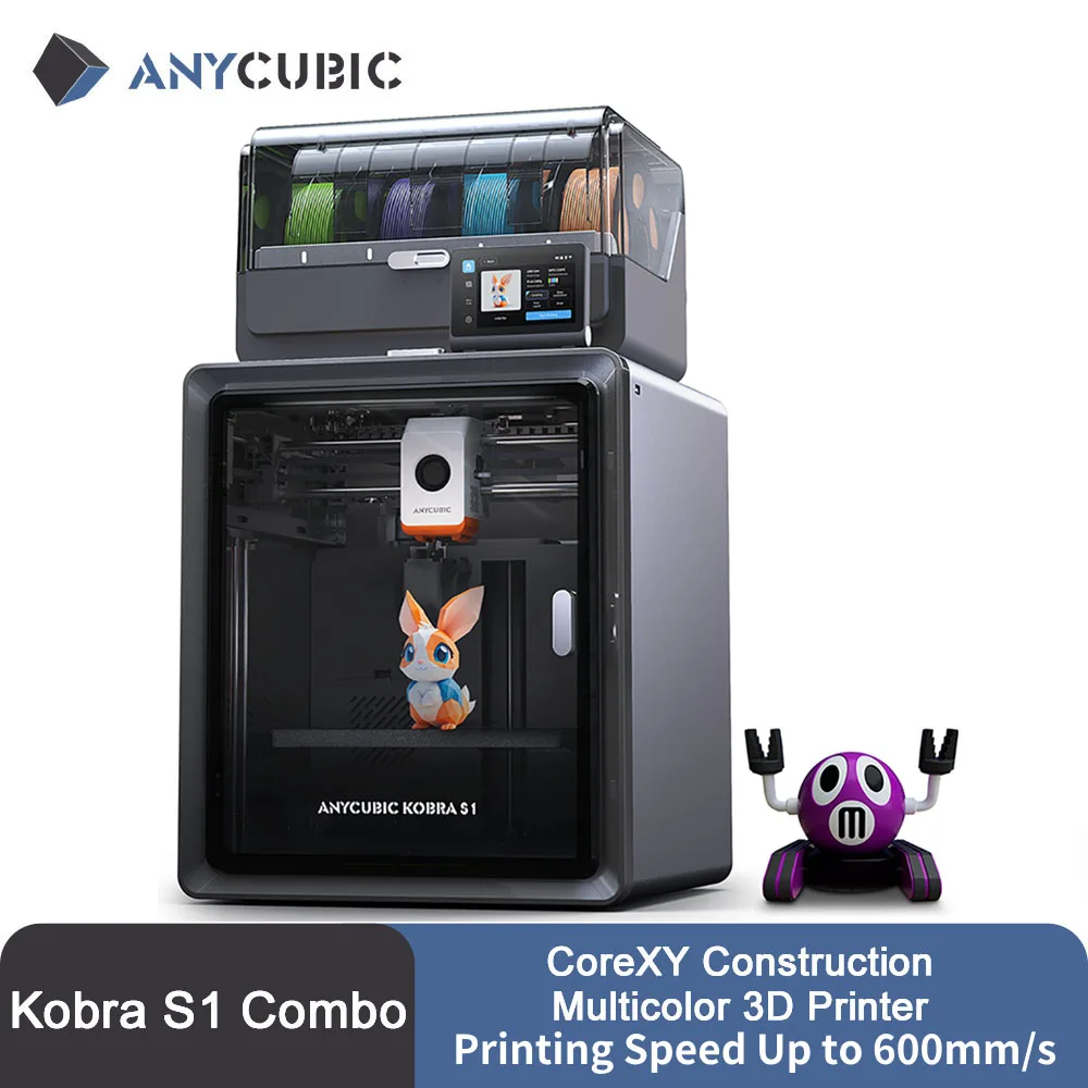 Anycubic Kobra S1 Combo многоцветный 3D-принтер | AliExpress