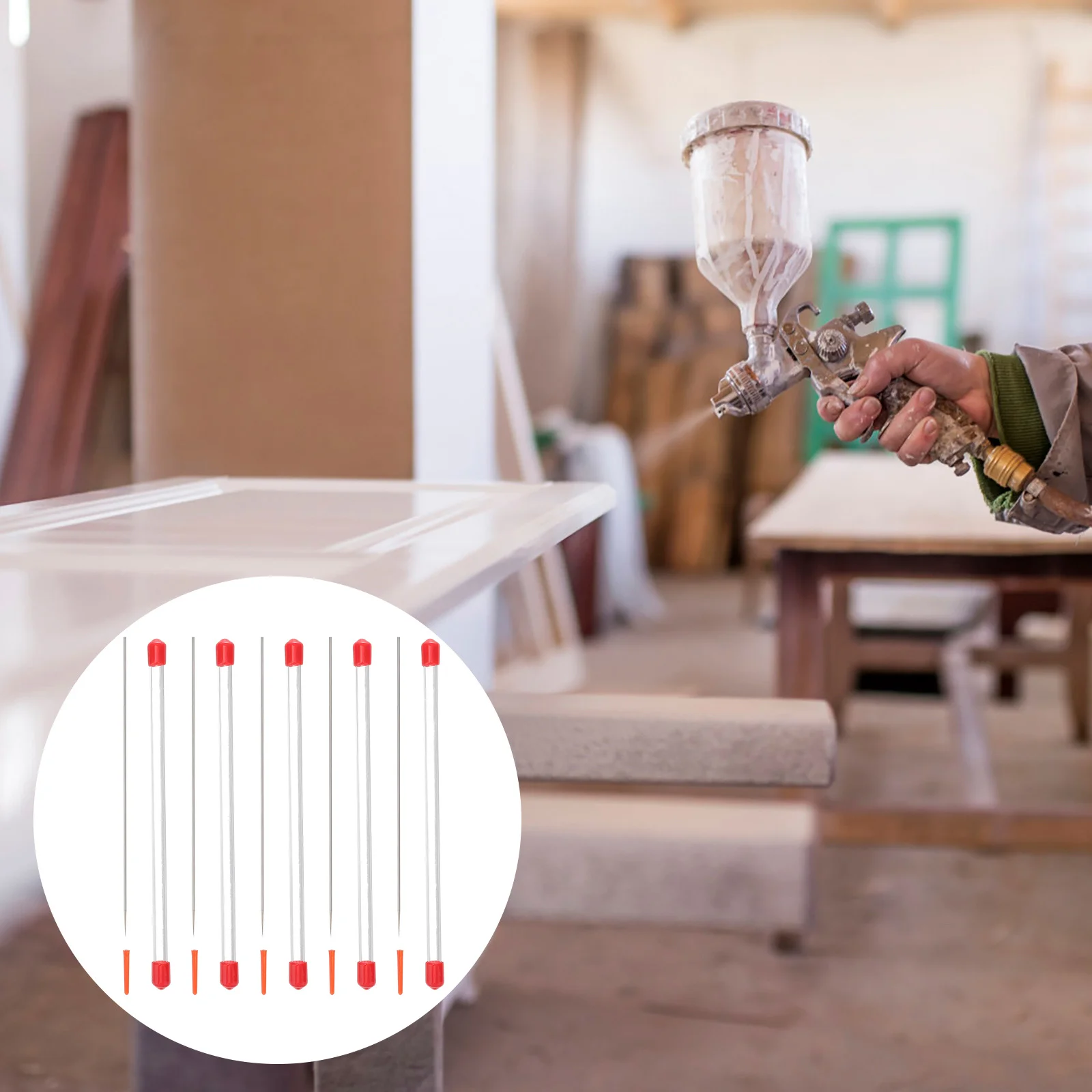 

5pcs Stainless Steel 03mm Needle Replacement for Airbrush