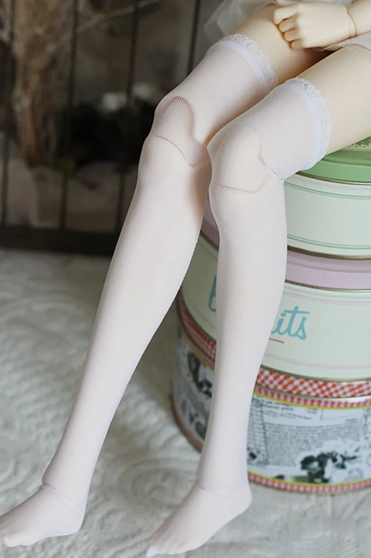

4 точки 3 точки женские BJD SD DD носки одежда белые чулки колготки для 1/4 1/3 bjd sd куклы аксессуары для одежды