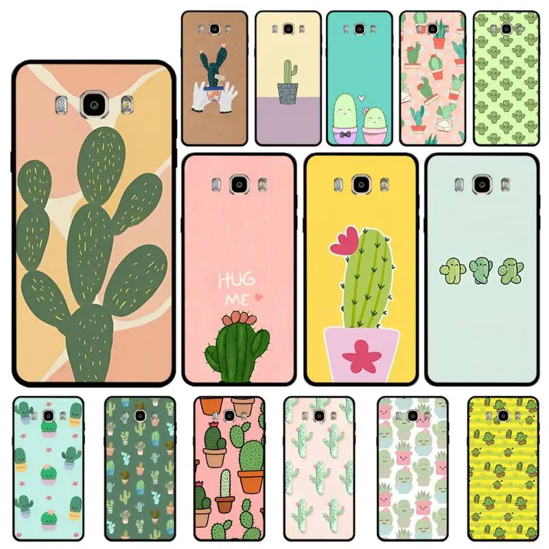 

Cute Cactus Phone Case for Samsung J 4 5 6 7 8 prime plus 2018 2017 2016 J7 core