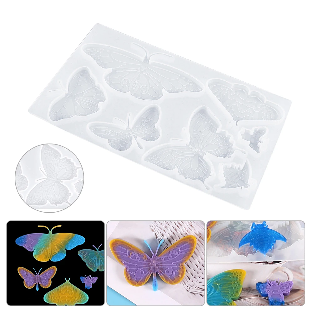 

Butterfly Resin Mold Shape Wind Chimes Epoxy Resin Mold DIY Keychain Pendant Jewelry for DIY Craft Home Decor Craft Accessories