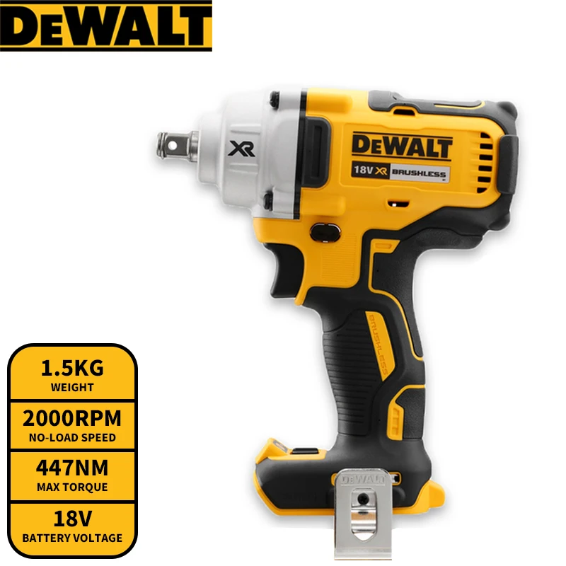 

DEWALT DCF894 Cordless Impact Wrench Brushless Motor Rechargeable Electric 1/2in 447N.m 18V Power Tools High Torque Power Tools