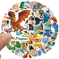 103050pcs cartoon novel wings of fire personality sticker toy luggage laptop ipad skateboard guitar car cup sticker wholesale