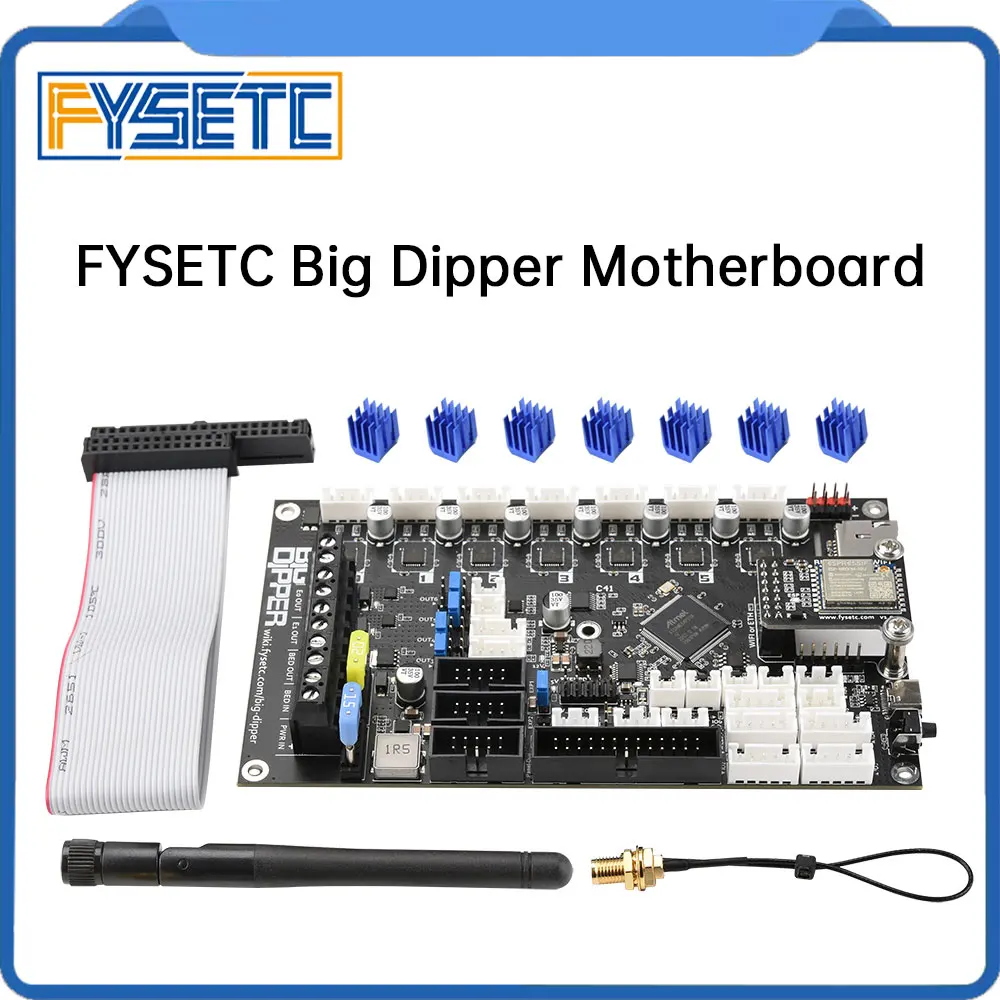 

FYSETC Big Dipper Board Duet 3 Mini 5 + обновленная материнская плата с Wi-Fi, плата управления для 3D-принтера Voron BLV, 3D-принтер с ЧПУ