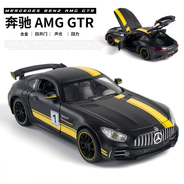 Электромобиль Mercedes AMG GTR Black 011