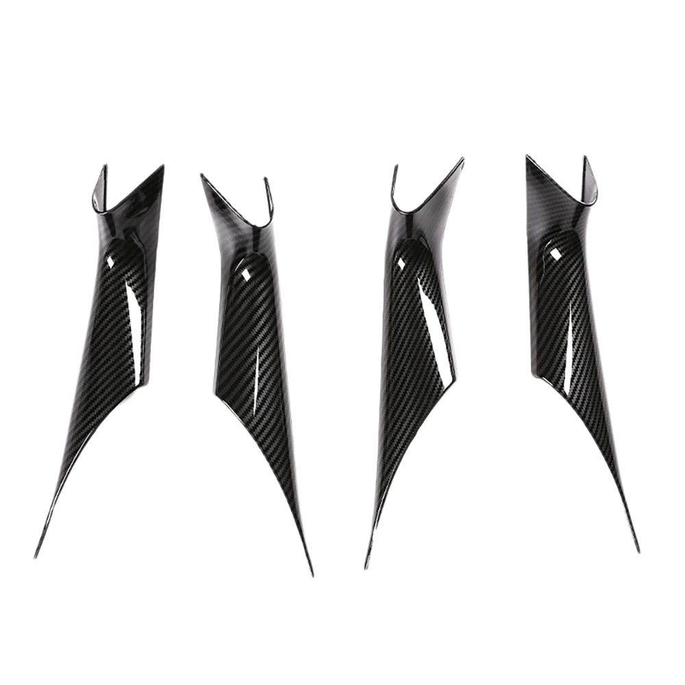 

New Car Styling Interior Door Handle Cover Trim Door Bowl Stickers Decoration for-BMW 5 Series 2018-2022 Carbon Fiber