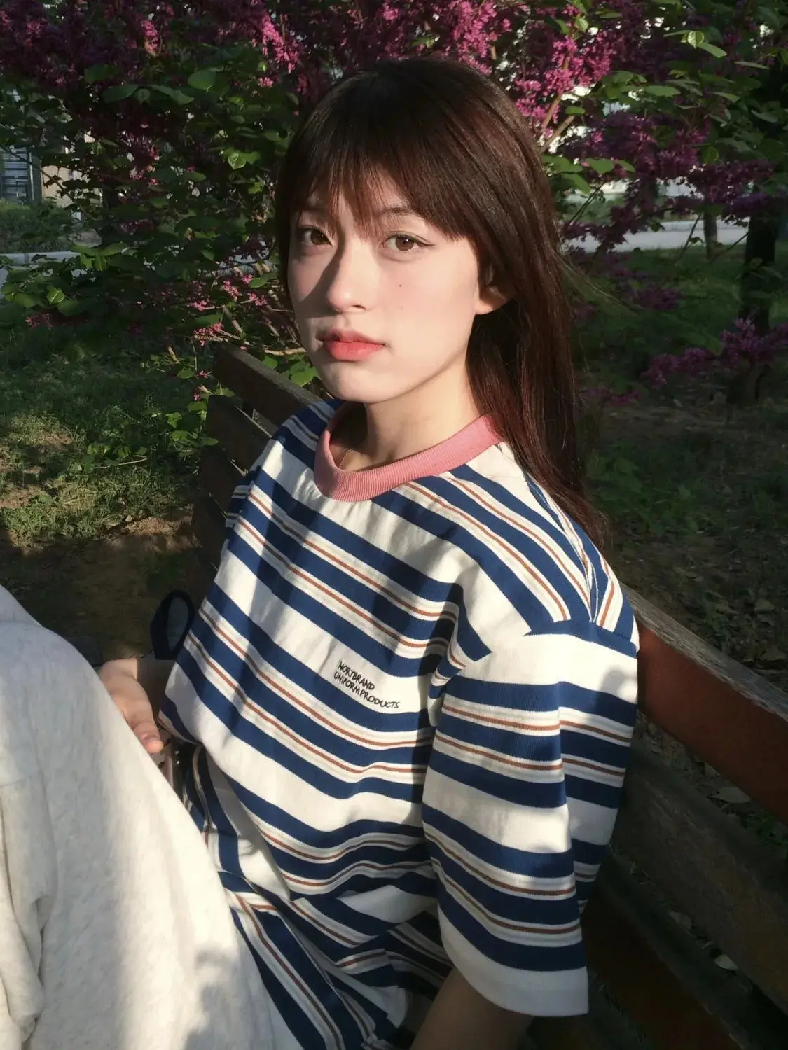 Футболка женская с коротким рукавом Модный повседневный топ из чистого хлопка в