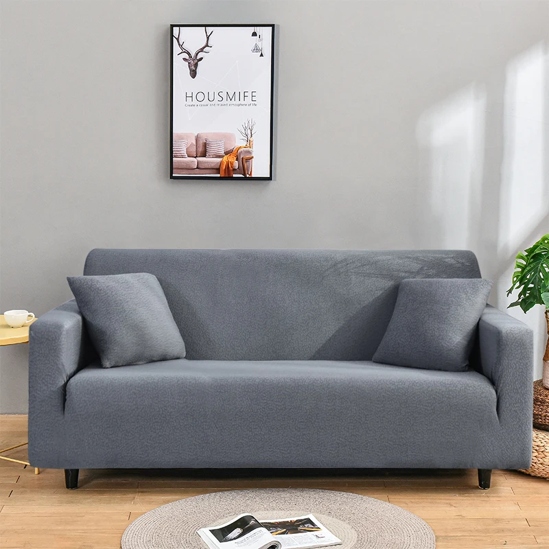 

Waterproof Sofa Covers for Living Room Seersucker Big Elasticity Stretch Couch Cover Sectional Corner Loveseat Sofa Slipcovers