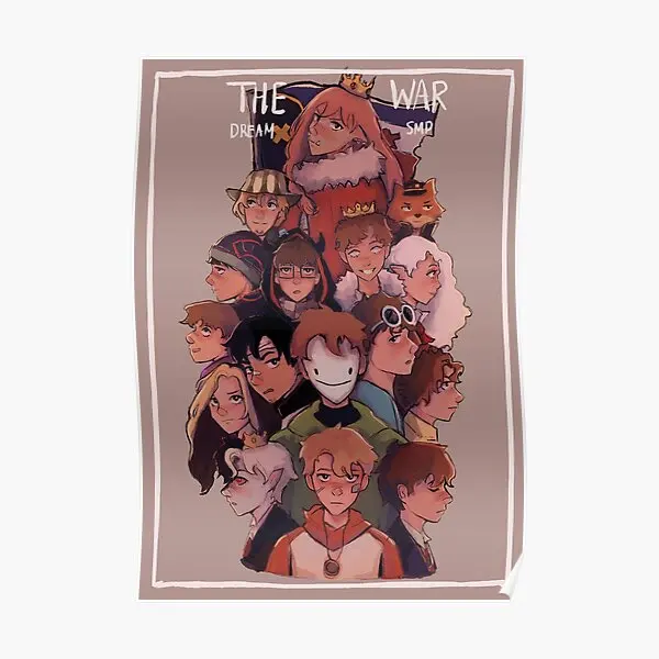 

Плакат Dream Smp, настенное украшение, современная картина, комната, художественный принт, Декор, домашняя настенная винтажная смешная картина без рамки