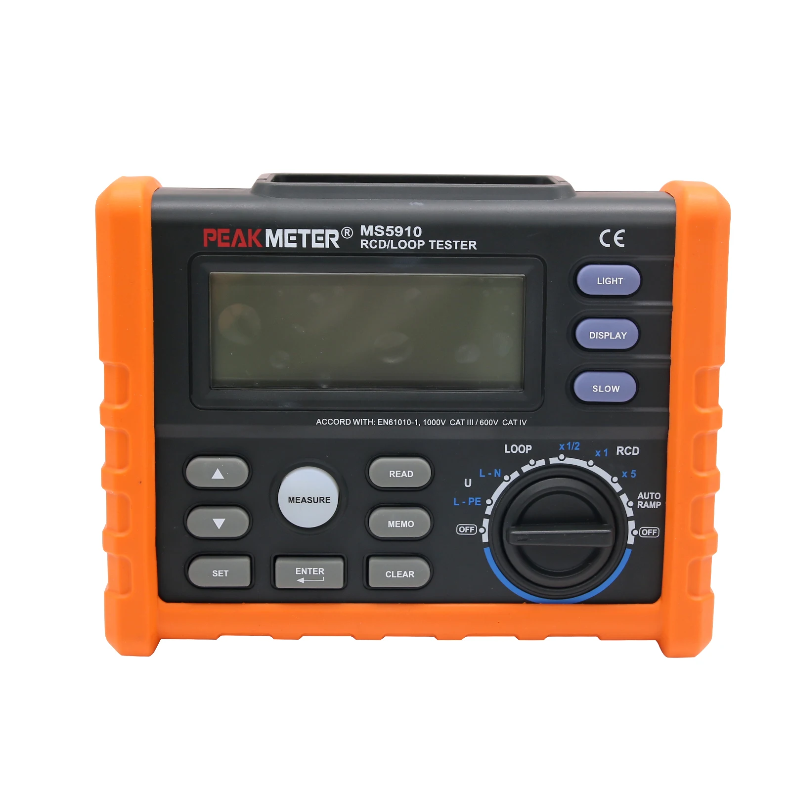 

MS5910 Loop Resistance Tester Digital RCD Tester Multimeter