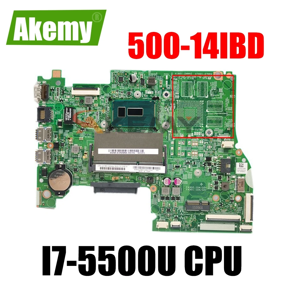 

LT41 MB 14217-1M Laotop материнская плата для Lenovo YOGA 500-14IBD FLEX3-1470 (14 дюймов) оригинальная материнская плата I7-5500U GM