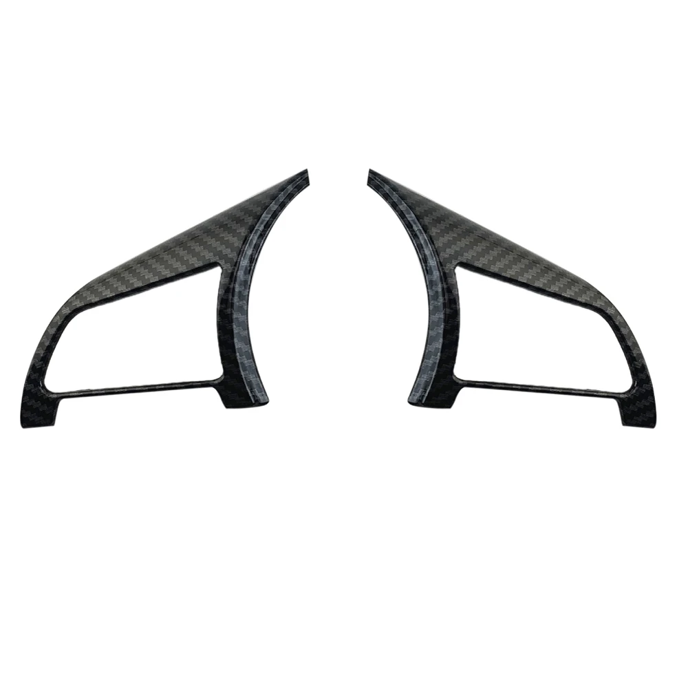 

2Pcs Carbon Fiber Steering Wheel Strip Cover Trim for Nissan Sentra 2020 2021