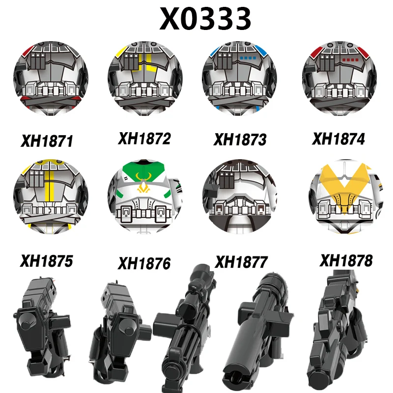 

X0333 X0323 New Movie Series Building Blocks Soliders Action Figures Educational Bricks Toys For Children Gifts