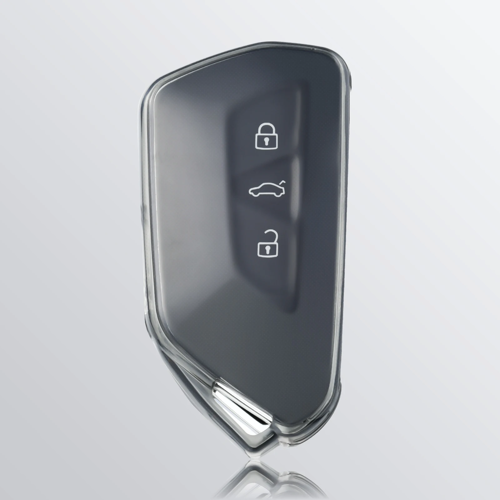 

Для VW Volkswagen Golf 8 ID.3 ID.4 Skoda Octavia A8 MK4 MK8 2022 2021 GTI R ТПУ Прозрачный автомобильный брелок для ключей Аксессуары