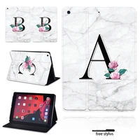 flip stand tablet cover case for apple ipad 8 2020 10 2 inch anti fall soft leather tablet caseletter series free stylus