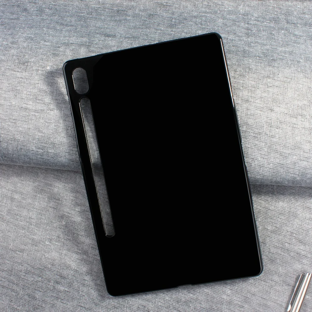 Фото Противоскользящий мягкий силиконовый защитный чехол из ТПУ для Samsung Galaxy Tab S7/S8 Plus Fe Case SM-T970 T975 T730 T733 X800 X806 №5