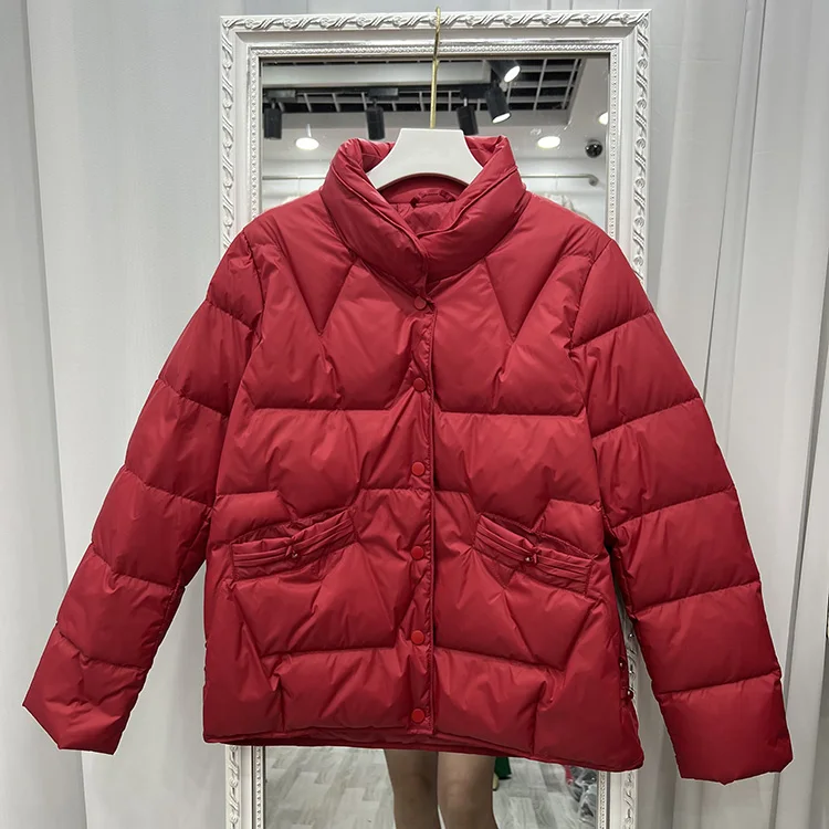 New Women Down Jacket Casual Style Autumn Winter Coats And Parkas Female Outwear