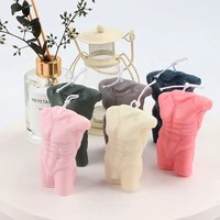 human body candle body scented candle wax male torso scented soy wax home decor table ornaments crafts aromatic creative candles