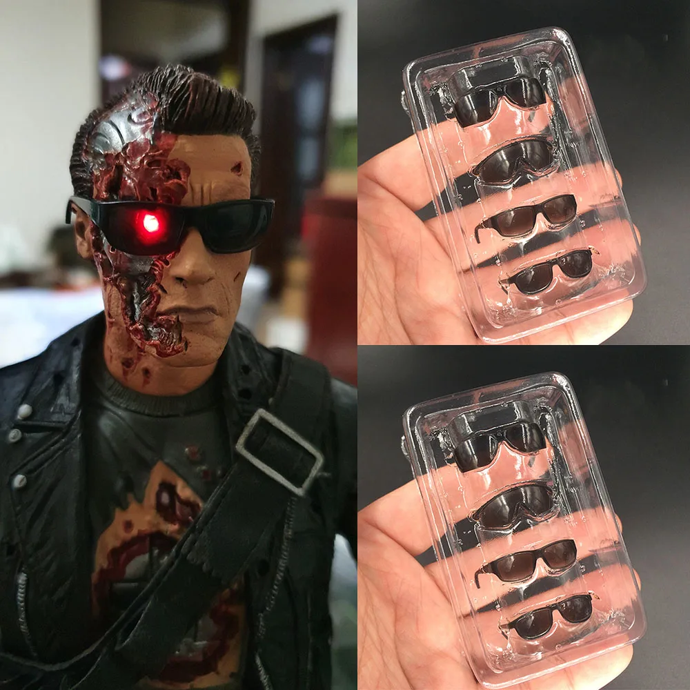 

1/6 Arnold Black Glasses Vintage Brave Fighter Sunglasses For 12" Action Figure Model Toys Accessory Zytoys Zy15-20