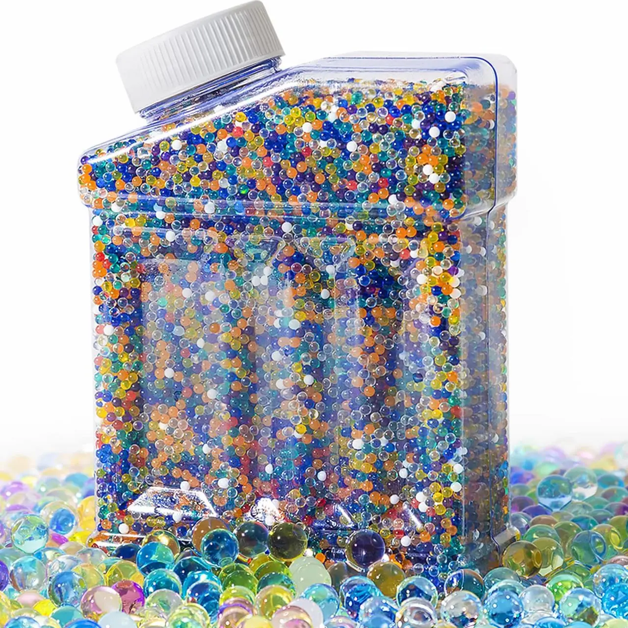 

50000 шт гидрогелевые шарики 7-8 мм водяные шарики высокоэластичные полимерные водяные шарики для гелевых шариков взрывные игрушки шариковые пули на водной основе