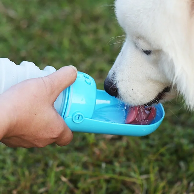 

Pet Drinking Cup Outdoor Collapsible Drinking Plastic Water Bottle Travel Portable Cat and Dog Drinking Fountain Pet Supplies