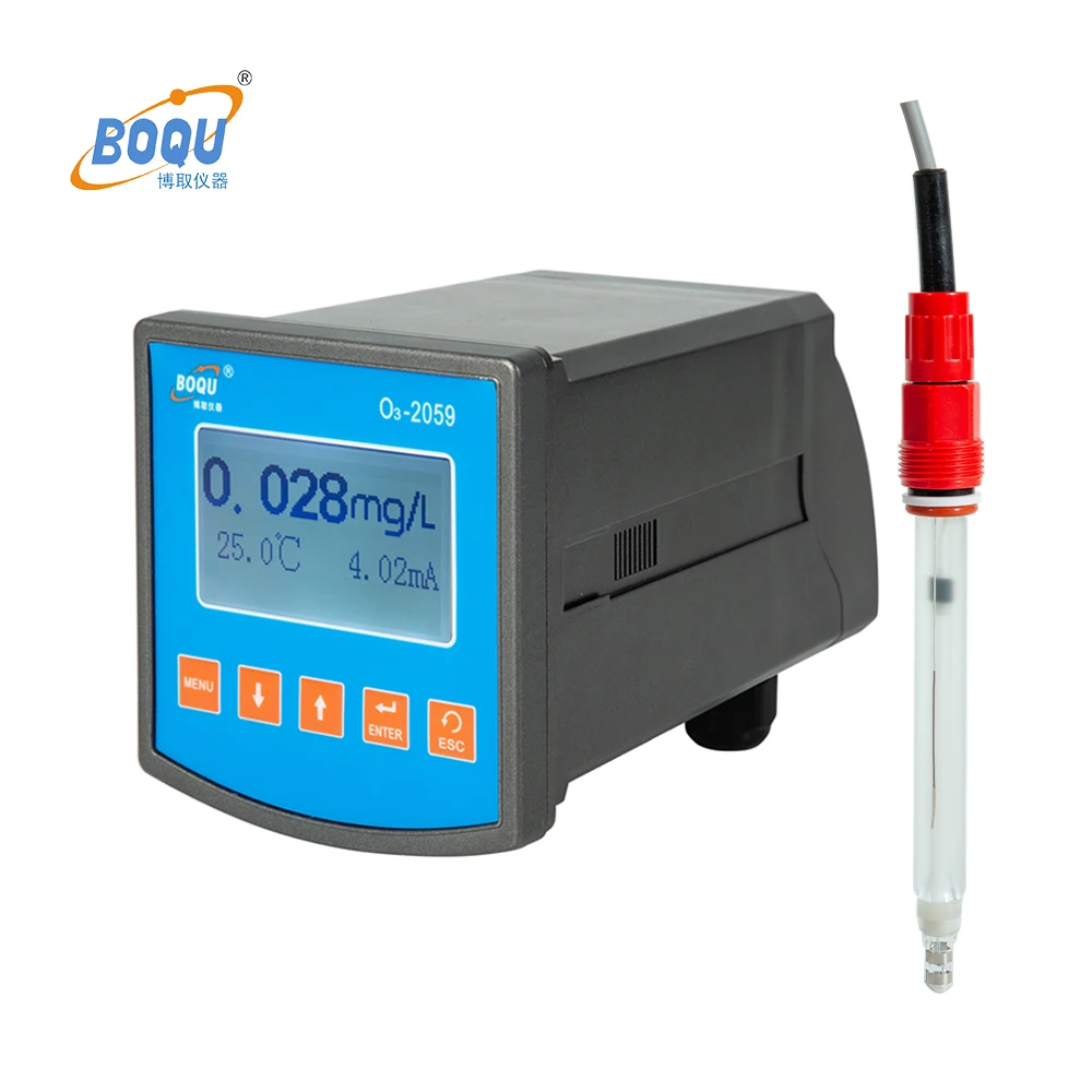 

O3-2059 High Accuracy IP65 0-20mg/L Automatic Cleaning Online Digital Dissolved O3 Measuring Instrument Ozone Sensor