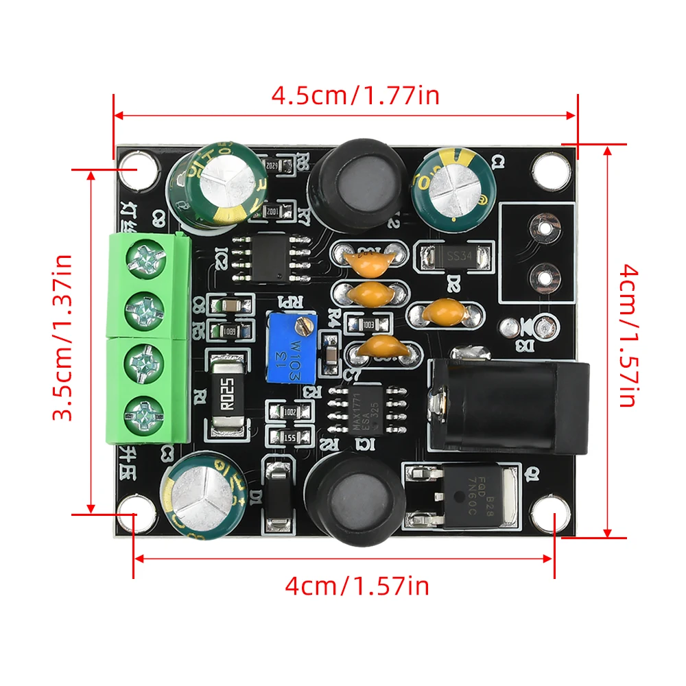 Фото Усилитель лампы Nixie DC 9-12 В до 6,3 В 150-280 В Повышающий преобразователь Высоковольтный привод мощности 6E1 6E2 6E5 Повышающий модуль питания накаливания №5