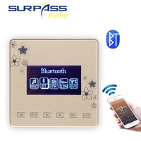 bluetooth amplifier smart home audio mini in wall amplifier 86 type support fm bluetooth usb tf mp3 surpass