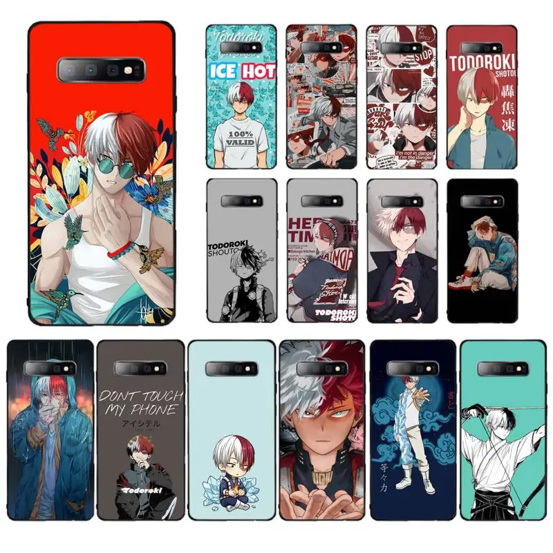 

MaiYaCa My Hero Academia Shouto Todoroki Phone Case for Samsung S10 21 20 9 8 plus lite S20 UlTRA 7edge
