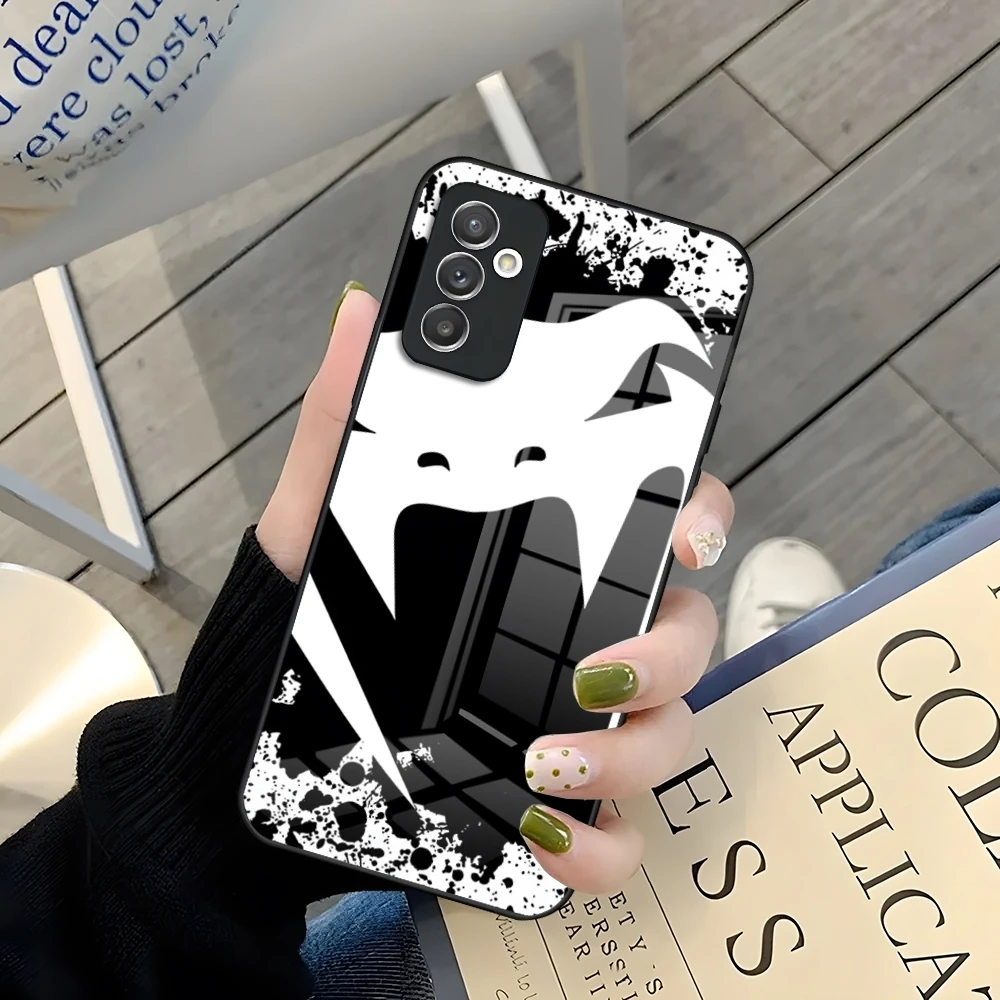 Чехол для телефона MINISO V-venumS Samsung A52 A71 A21 Galaxy A34 A14 A32 M14 S24 S23 S22 S21 S20 FE Glass Cover