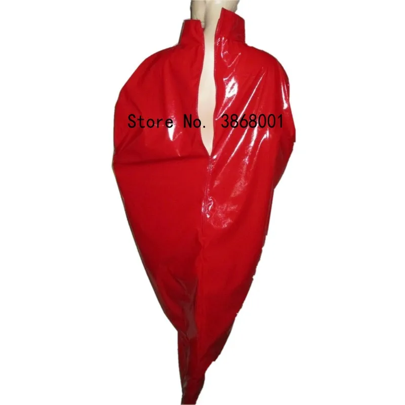 Платье женское из ПВХ на молнии сзади красная юбка | Костюмы для косплея и