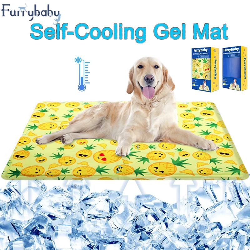 

Pet Cat Dog Cooling Mat Summer Self Cooling Pads Gel Mat Ice Pad Dog Sleeping Mats For Dogs Cats Pet Kennel Waterproof Dogs Bed