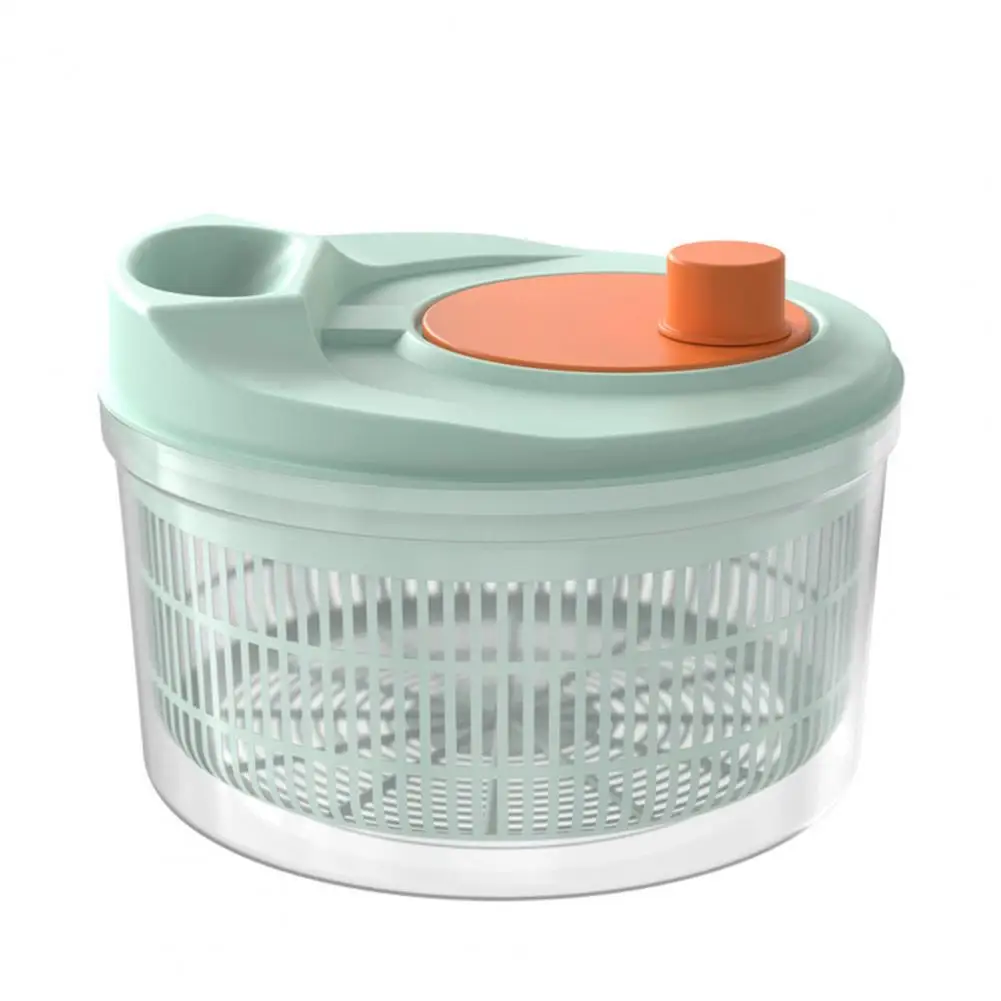 Дегидратор для овощей вращающийся блешень салата с сливной корзиной дренажные