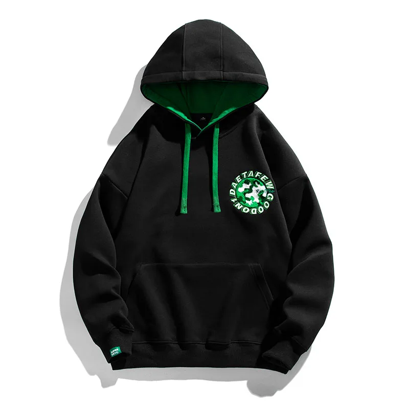 

2022 Ins Fashion Trend Handsome and Versatile Student Couple Hooded Jacket Spring and Autumn Sweater Men's Hoodies Sweatshirts