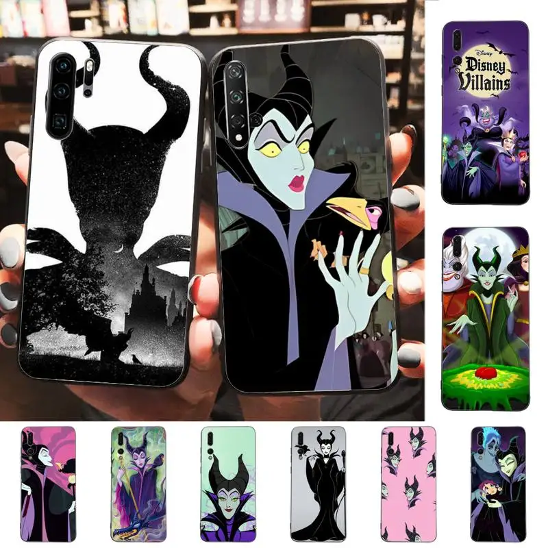

Disney The Witch Maleficent Phone Case Soft Silicone Case For Huawei p 30lite p30 20pro p40lite P30 Capa
