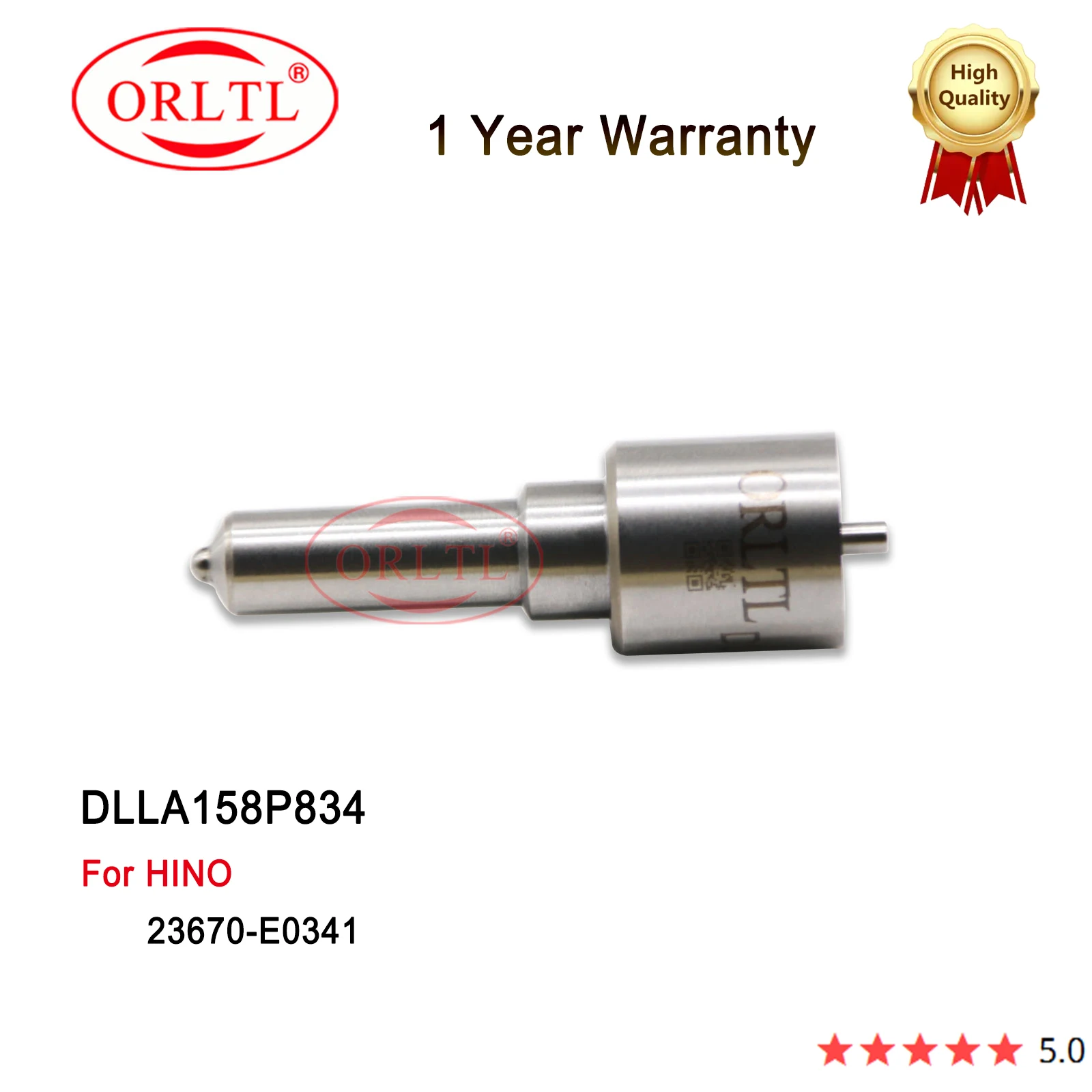 

23670-E0341 Common Rail Injector Nozzle Tips DLLA158P834 093400-8340 For HINO 095000-5220 095000-5223 095000-5224 095000-5225