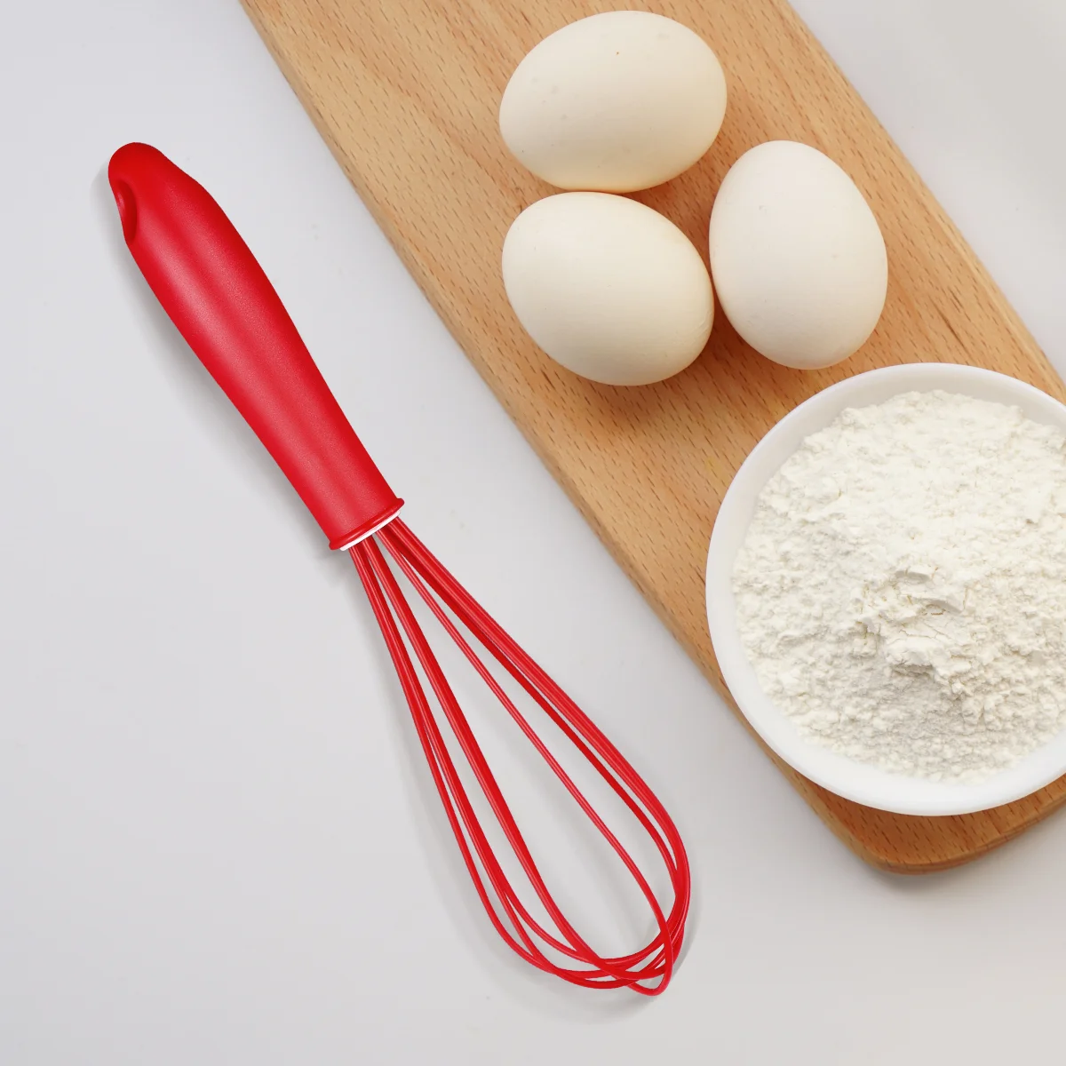 UPKOCH 10-дюймовый ручной миксер для яиц силиконовый воздушный шар венчик