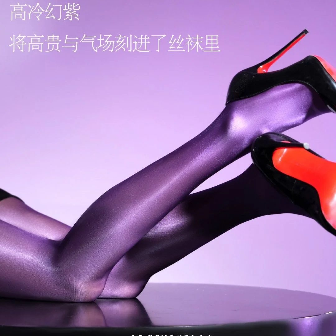 Glossy Sexy Hollow Out Sheer Tights Female Seductive Pantyhose Party Club Stockings Leggings