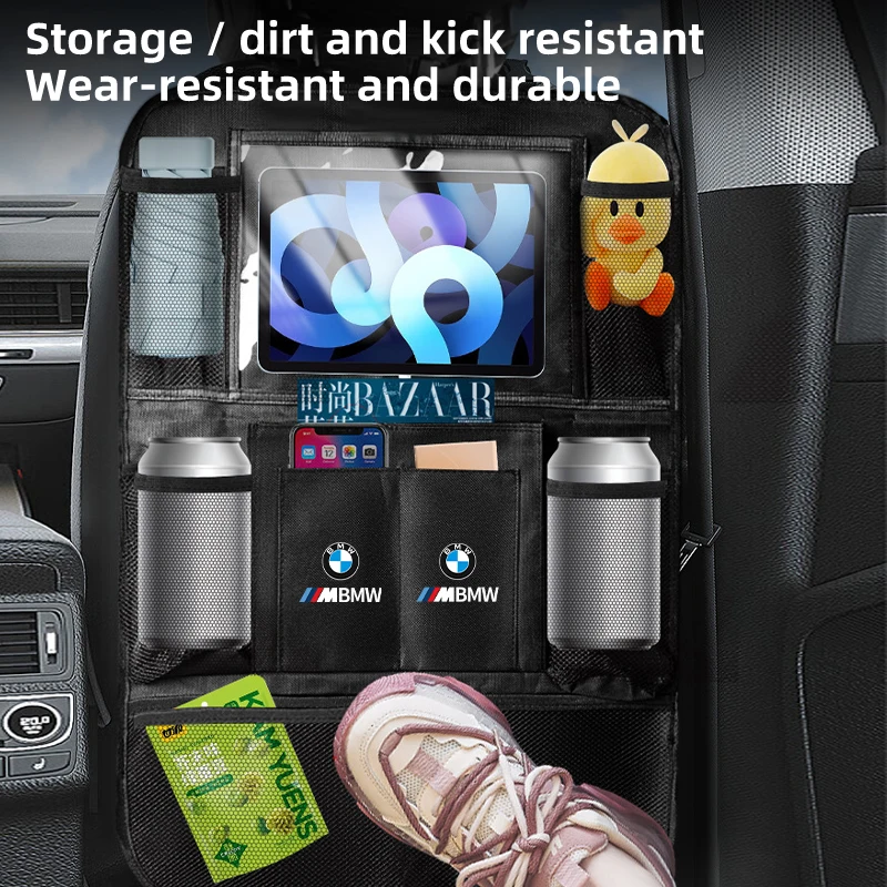 Автомобильная сумка-органайзер из ткани Оксфорд на спинку сиденья для BMW E90 E60 E46 E39