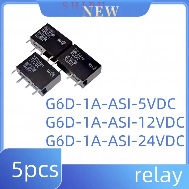5 шт. G6D-1A-ASI-5VDC G6D-1A-ASI-12VDC G6D-1A-ASI-24VDC реле