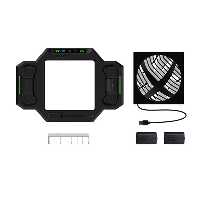 Для консоли и контроллера серии X зарядная док-станция RGB с охлаждающим